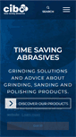 Mobile Screenshot of cibo-abrasives.com